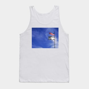 Cemetery and Flags- Post, Texas Tank Top